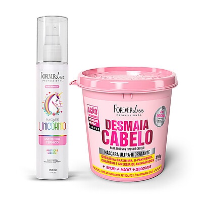 Desmaia Cabelo: Kit Hidratação Intensa + Proteção