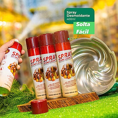 Desmoldante Solta Fácil Cake Brasil 400ml: Untar Nunca Foi Tão Fácil!