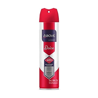 Desodorante Above Women Dolce 150ml – Doce Proteção Sem Álcool