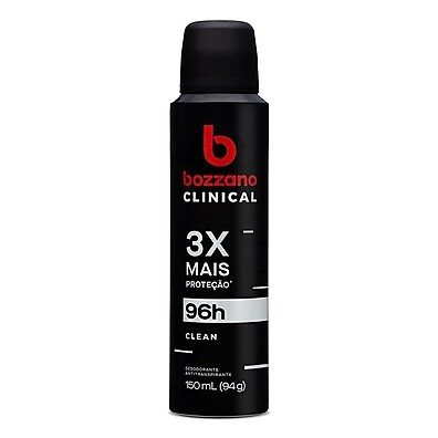 Desodorante Bozzano Clinical Clean: 96h de Proteção