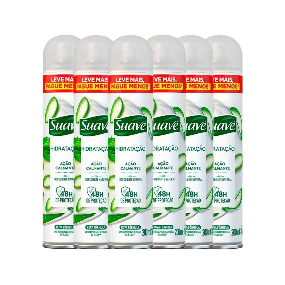 Desodorante Calmante: Kit 6 Unidades 200ml