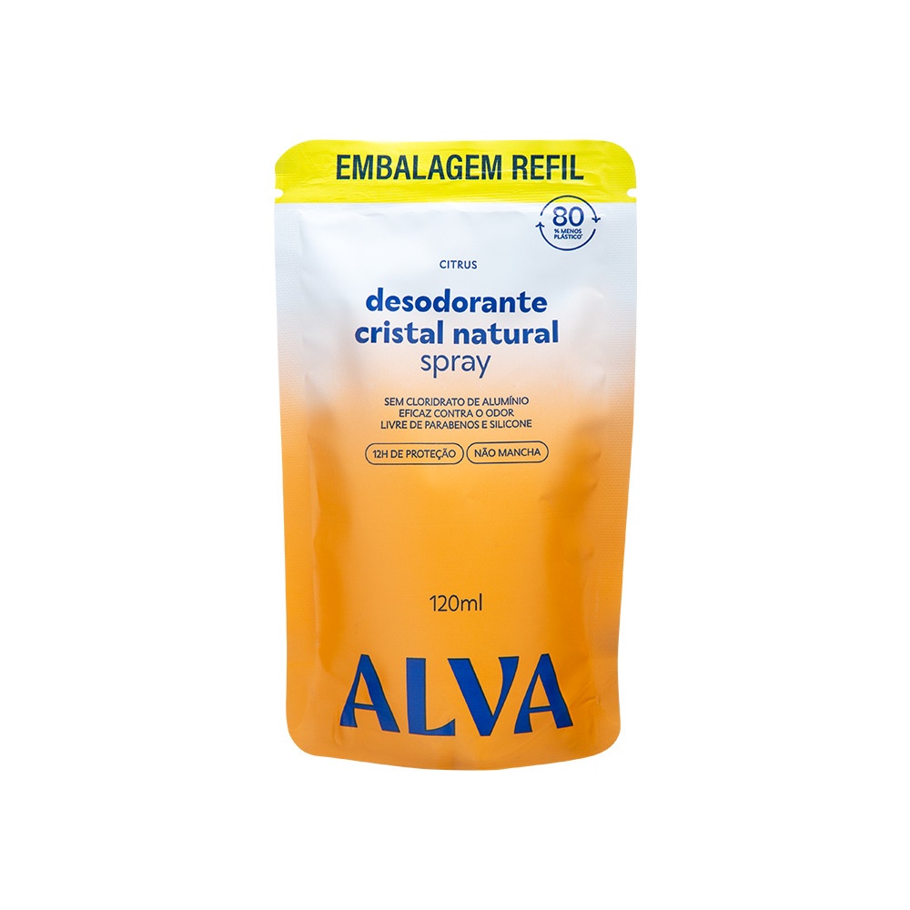 Desodorante Citrus Vegano: Refil Natural 120ml
