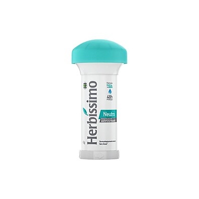 Desodorante Cremoso Herbíssimo Neutro 45g: Praticidade e Proteção 24h