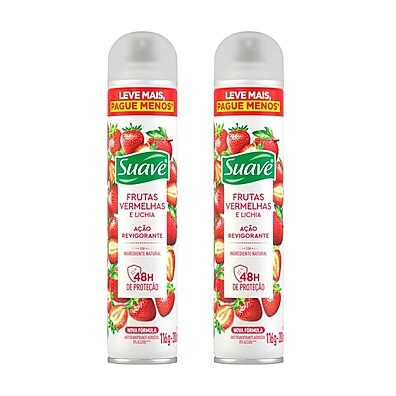 Desodorante Frutas Vermelhas & Lichia: 48h de Proteção!