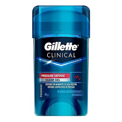 Desodorante Gillette Clinical Pressure Defense: Proteção 48h Contra Transpiração