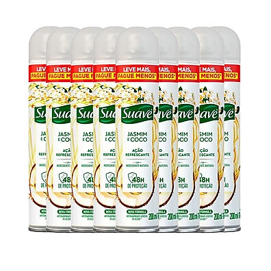 Desodorante Jasmim e Coco: 9 Unidades!