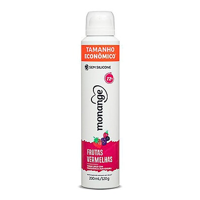 Desodorante Monange Frutas Vermelhas 200ml: 72h de Proteção