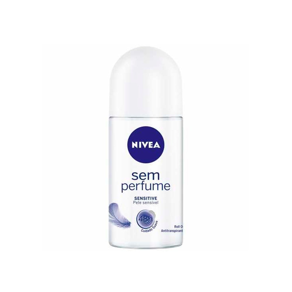 Desodorante Roll On Nivea Sem Perfume 50ml: Proteção Suave para Peles Sensíveis