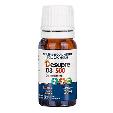 Desupre D3 500UI: Vitamina D para Imunidade e Ossos