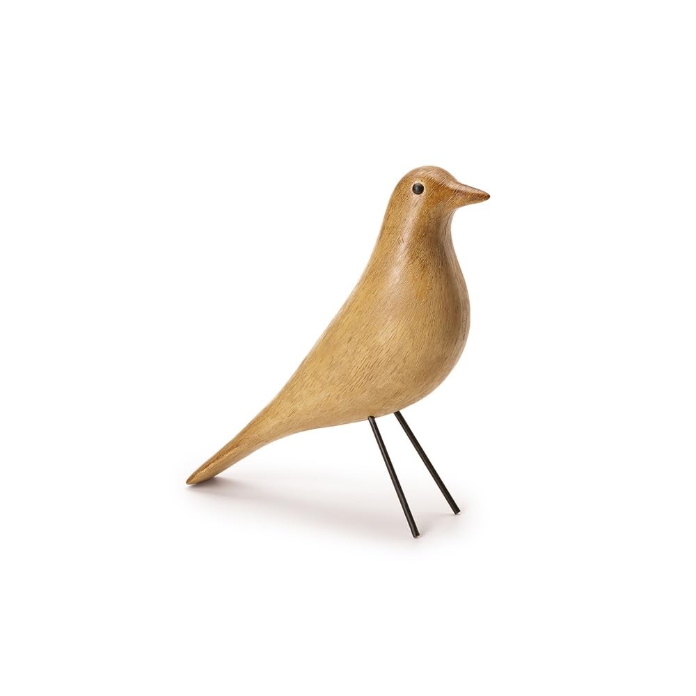 Escultura Pássaro em Poliresina - Decoração Elegante e Detalhada para Ambientes
