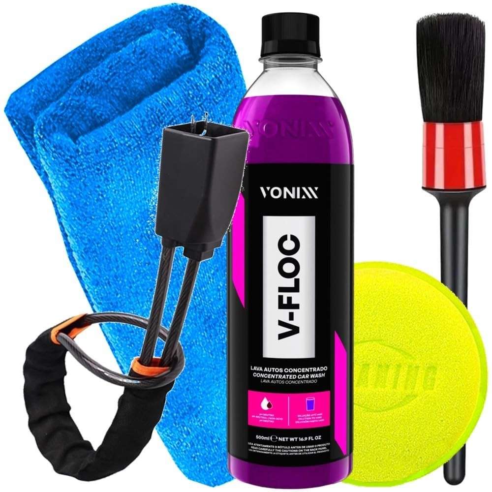 Kit Completo Detalhamento Automotivo Vonixx & Karbox: Limpeza Profunda e Segurança!