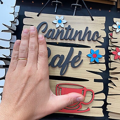 Quadro Decorativo CANTINHO DO CAFÉ – Charme em Cada Detalhe