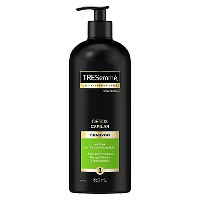 Detox Capilar: Shampoo Matcha & Gengibre Tresemmé 650ml