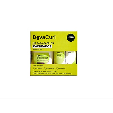 Deva Curl: Kit Low Poo + Creme 500g