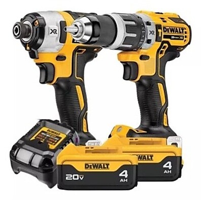 DEWALT 20V: Furadeira e Parafusadeira Impacto Completa