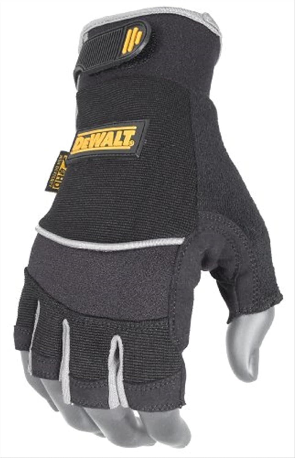 Luva DeWalt DPG230L Technicians Sem Dedos: Aderência e Proteção para Profissionais