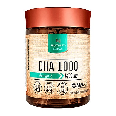 DHA 1000 Nutrify: Saúde Cerebral e Ocular