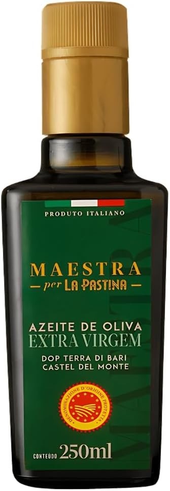 Maestra Azeite de Oliva Extra Virgem DOP Terra di Bari, 250ml, Produto Italiano