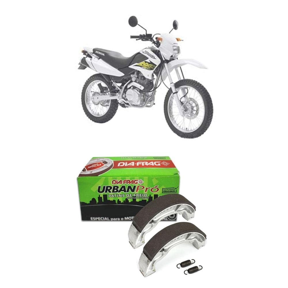 Patim de Freio Dia-frag para Honda NXR 150 Bros (2003-2011) com Mola - Segurança e Performance