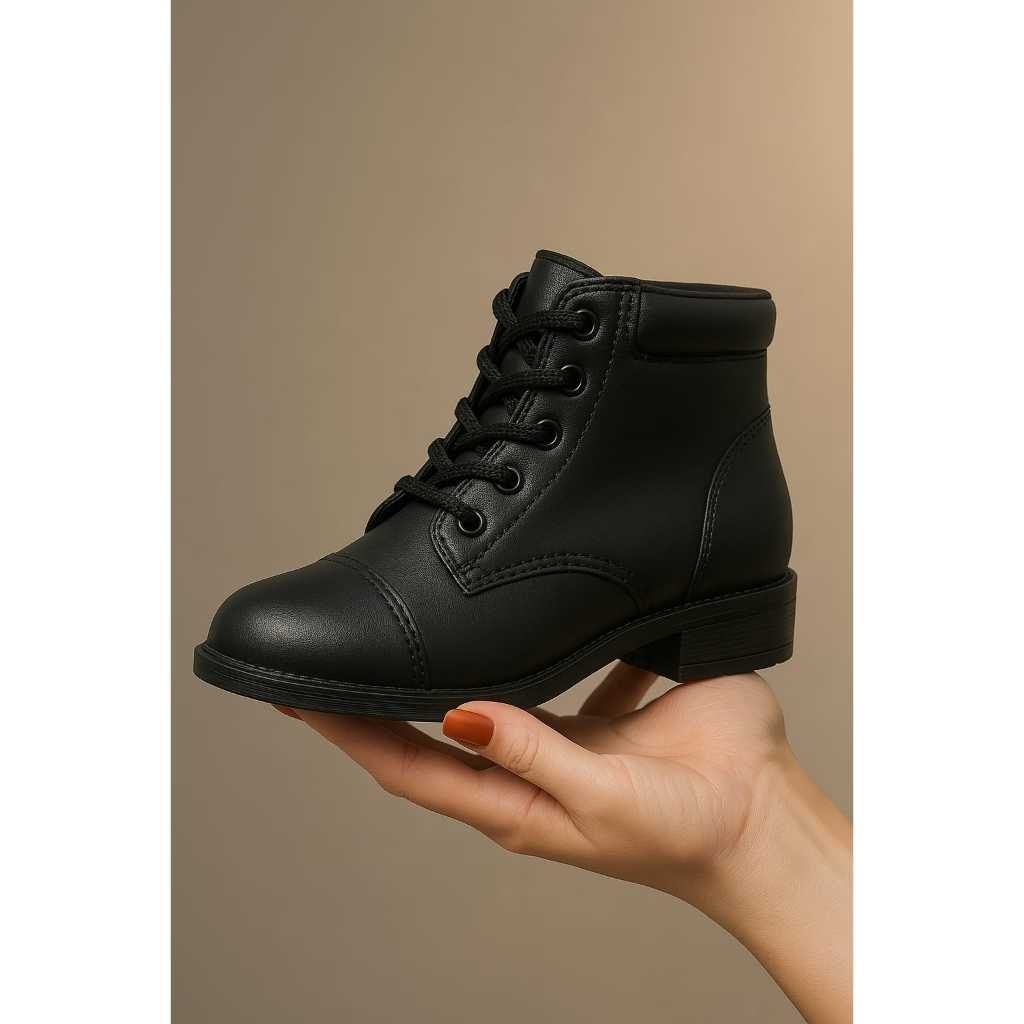 Bota Coturno Feminina Preta: Conforto e Estilo para o Dia a Dia