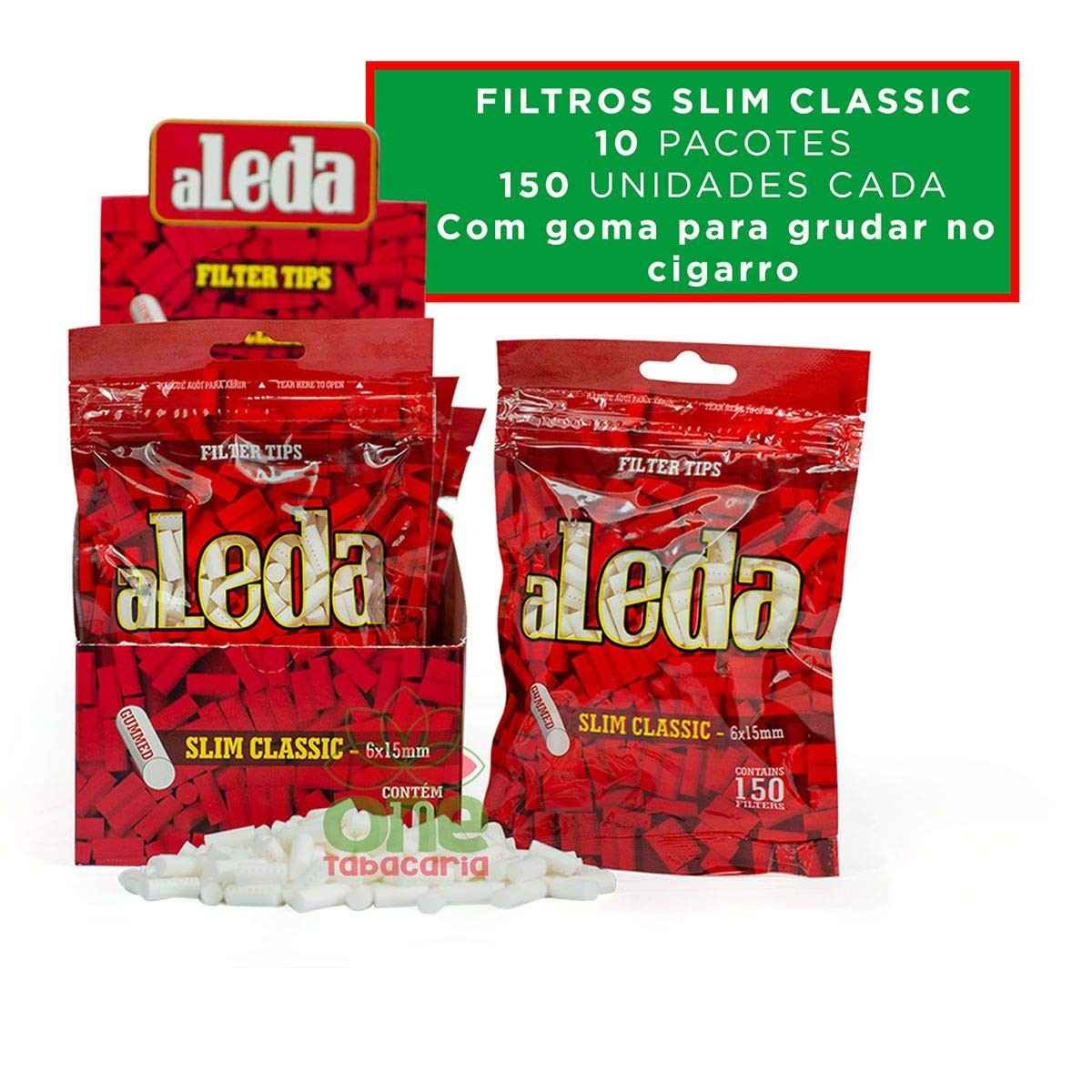 Caixa de Filtro para Cigarro aLeda Slim Classic: Qualidade e Praticidade para Seu Dia a Dia