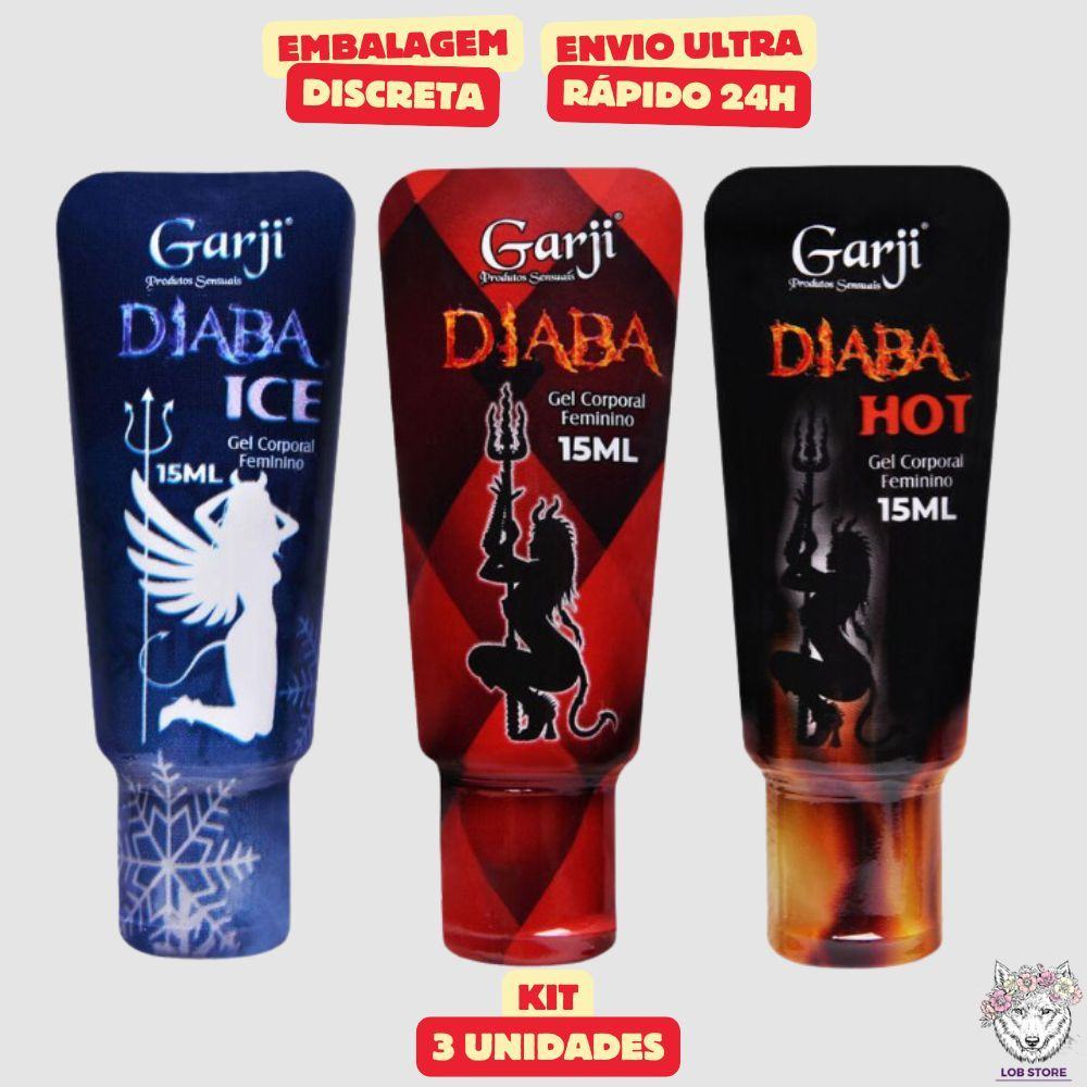 Diaba Hot Ice: 3x Mais Prazer Intenso!
