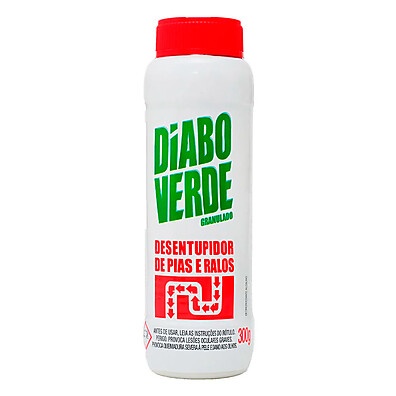 Diabo Verde 300g: Desentupa Pias e Ralos Já!