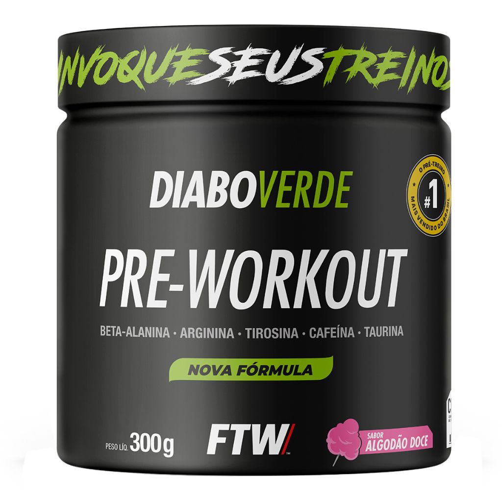 Diabo Verde Pré-Treino: Energia e Foco!