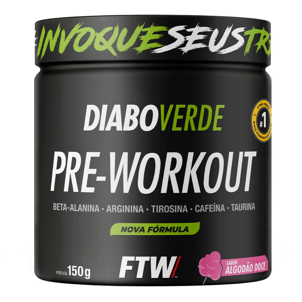 Diabo Verde Pre-Workout: Energia e Foco!