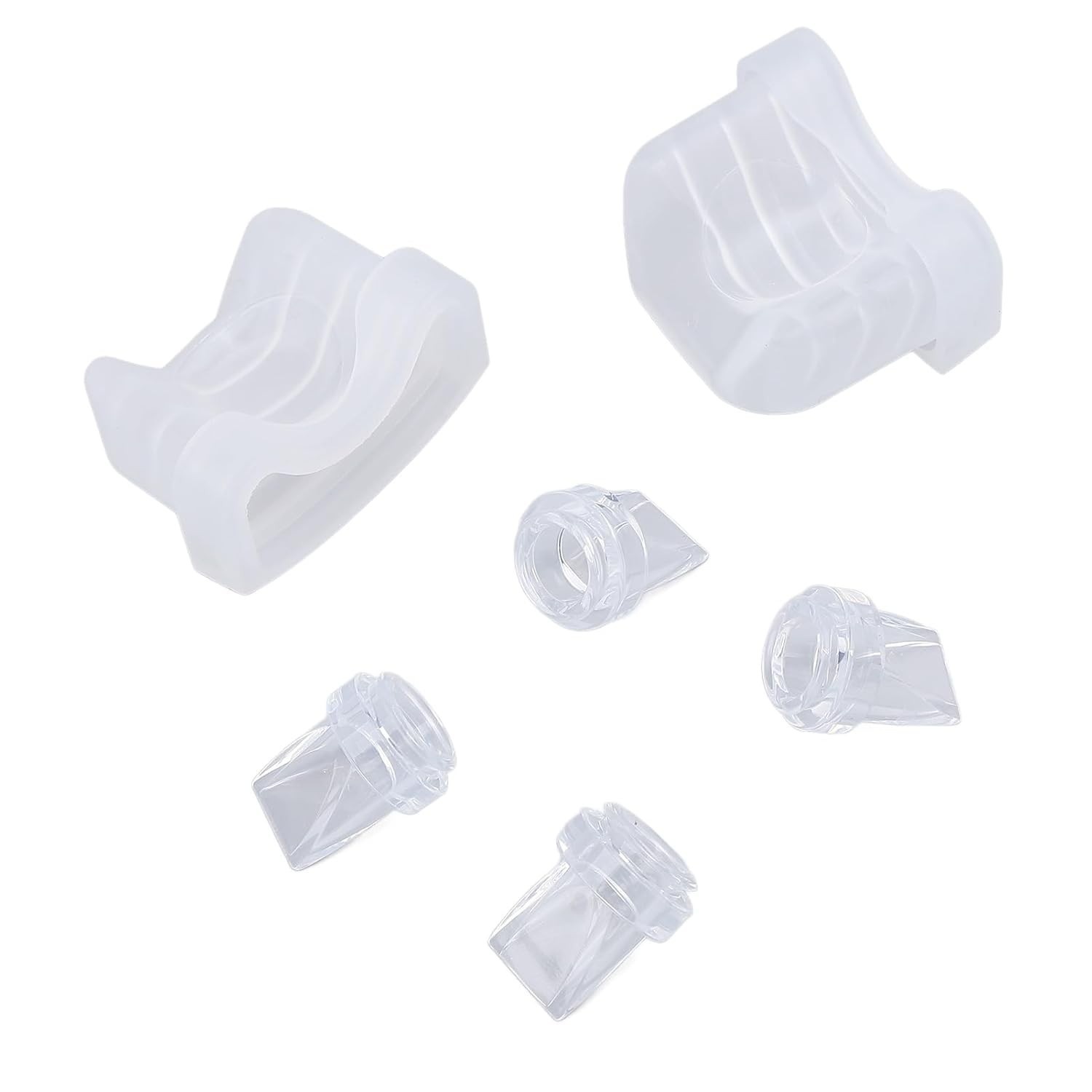 Válvulas Bico de Pato e Diafragma para Bomba de Amamentação S21 - Conjunto Premium com 4 Válvulas e 2 Diafragmas de Silicone