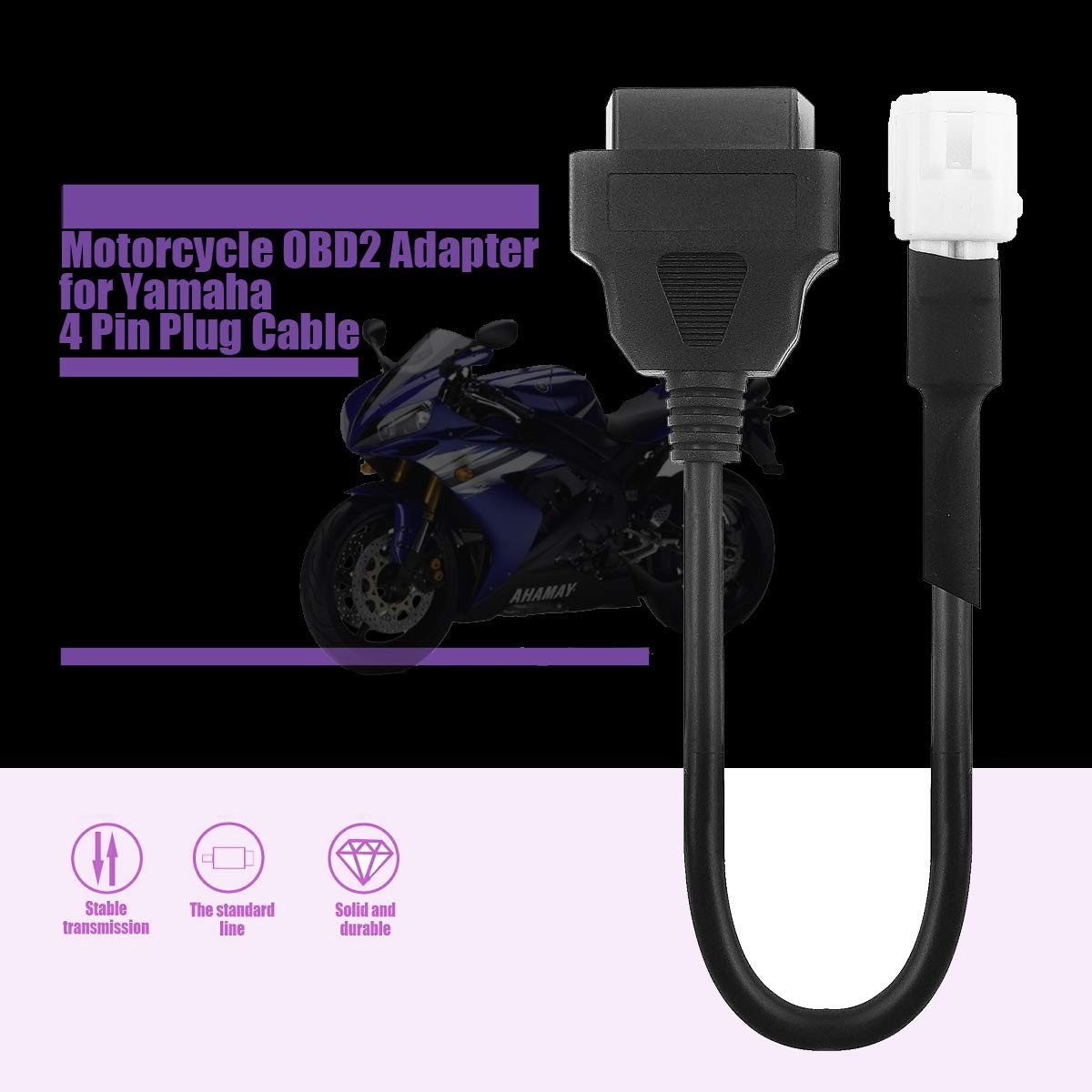 Scanner OBD2 4 Pinos Yamaha: Diagnóstico Completo para FJR, MT, R1, R6 e Mais!