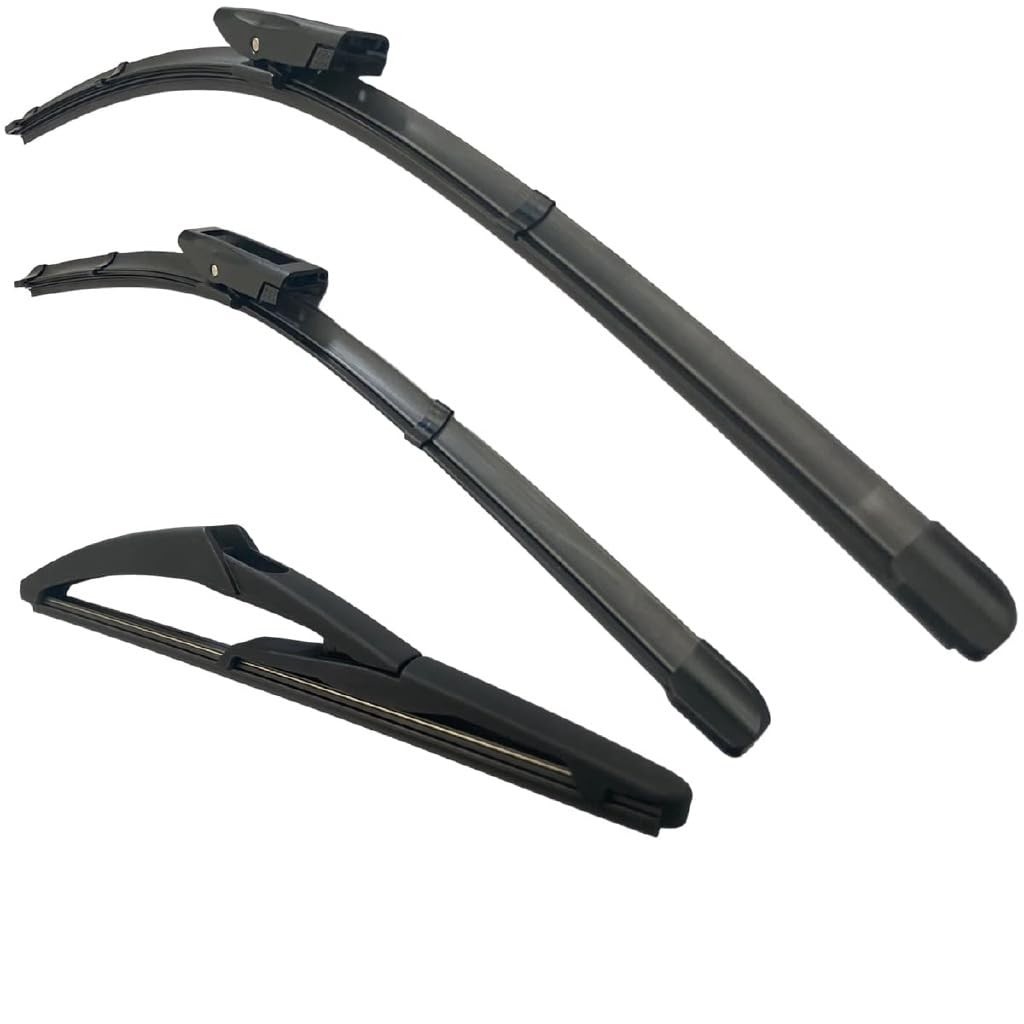 Kit 3 Palhetas Limpador Parabrisa Reforçada C4 (2007-2012) - Dianteiras + Traseira