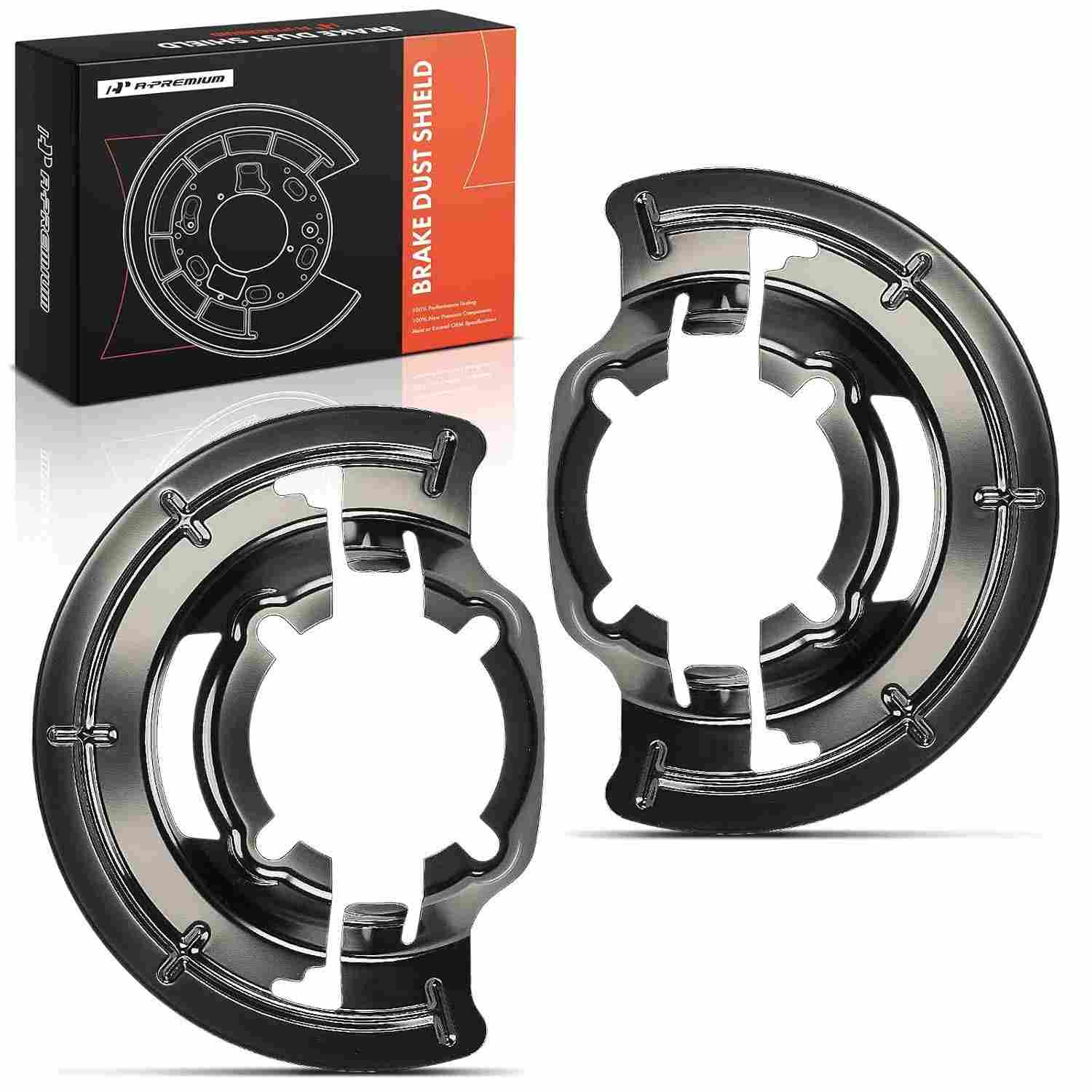 A-Premium Protetores de poeira de freio dianteiro compatíveis com modelos Ford - F-250 1999, F-250 Super Duty/F-350 Super Duty/F-450 Super Duty/F-550 Super Duty 1999-2004, Excursion 2000-2005