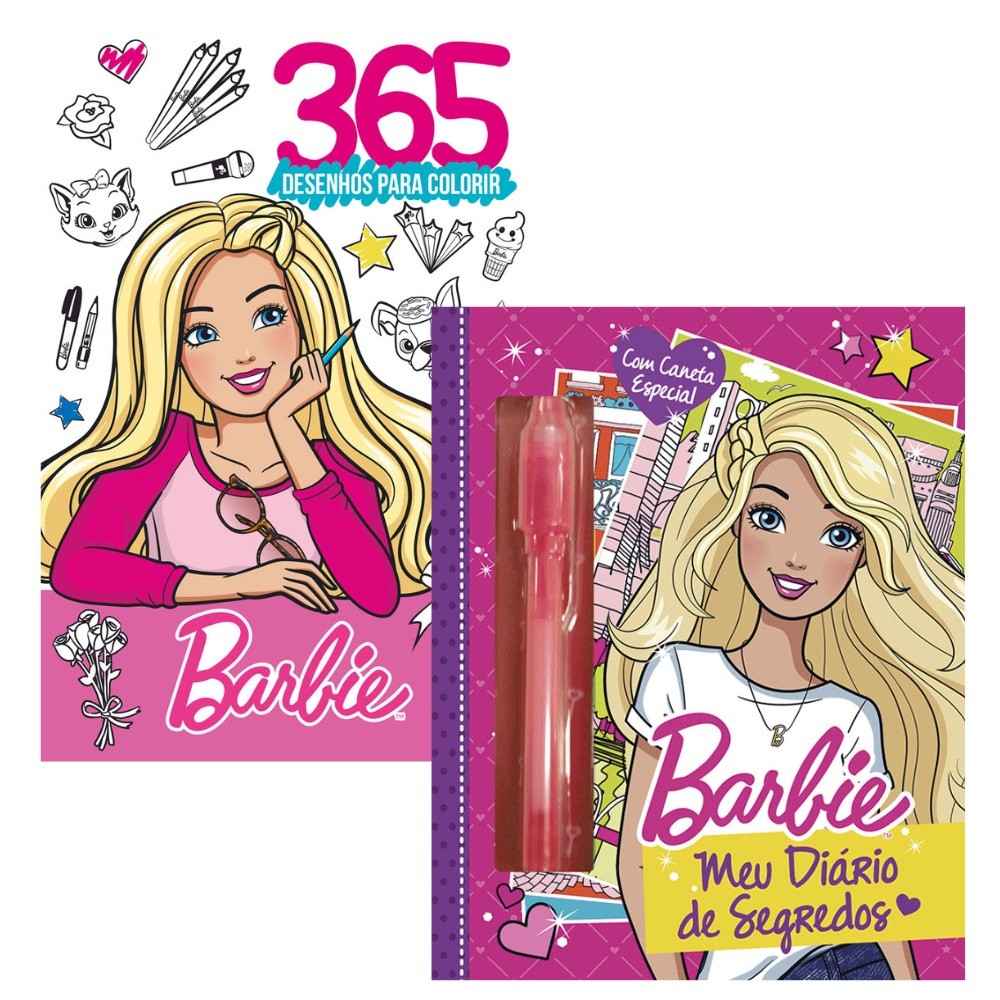 Diário Secreto Barbie + 365 Desenhos: Diversão Garantida!