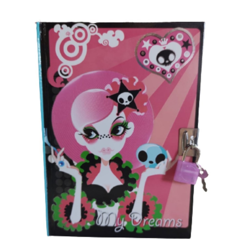 diario-secreto-com-cadeado-e-caixa-my-dreams-preto