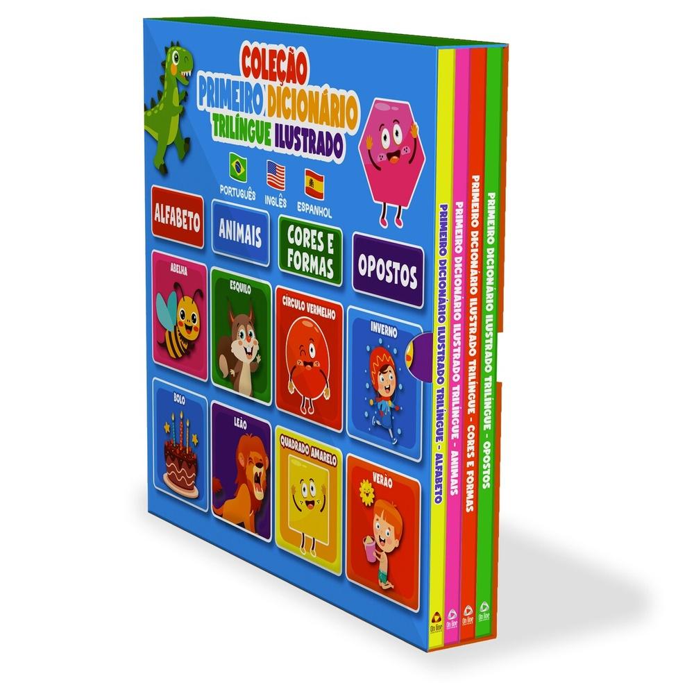 Dicionário Trilíngue Infantil: Aprender 3 Idiomas