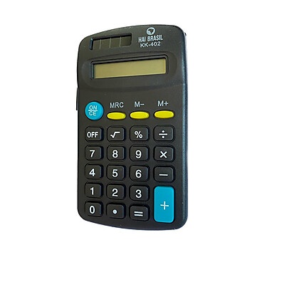 Calculadora de Bolso: Kit 2 Mini Hai Brasil 8 Dígitos
