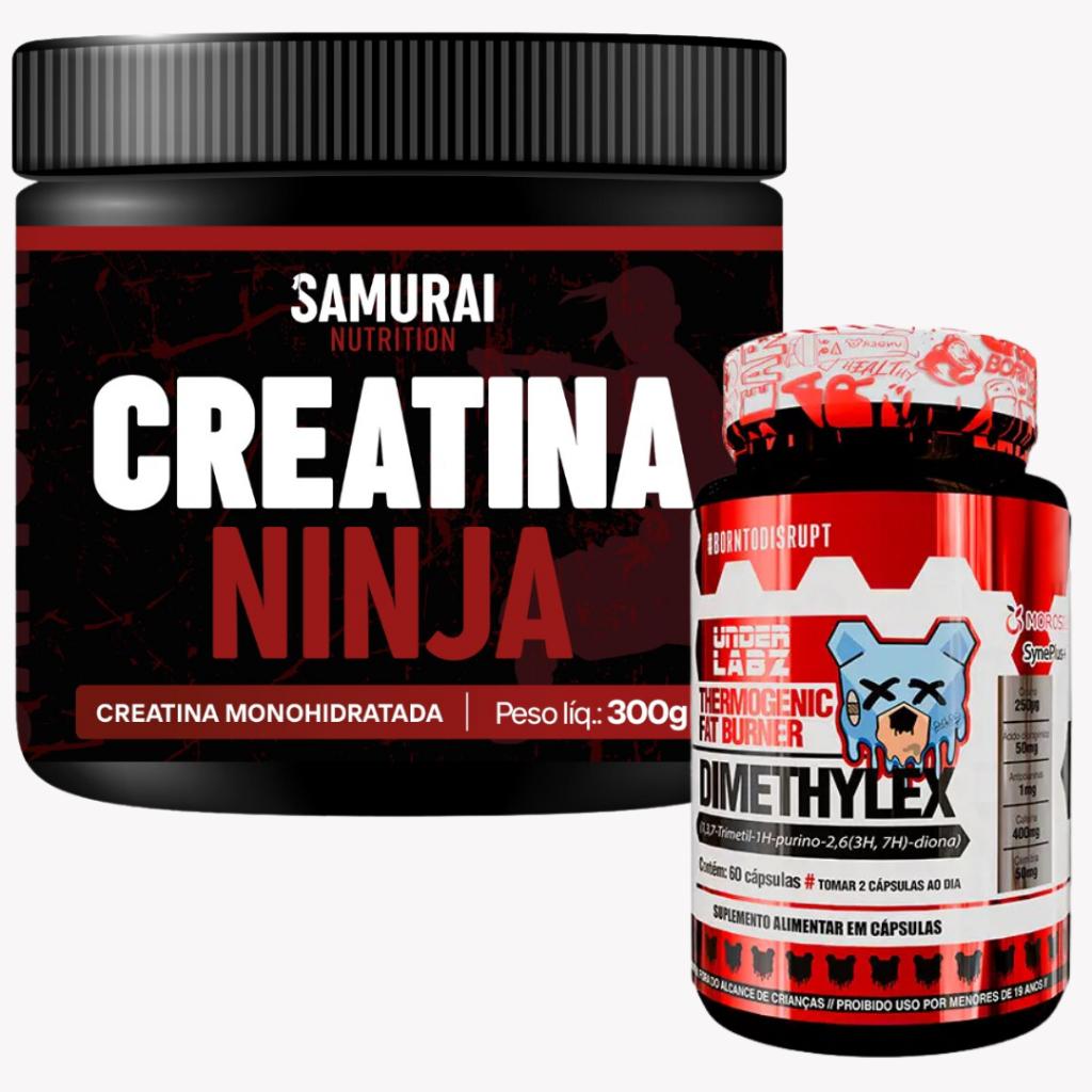 Dimethylex + Creatina: Kit Turbo para Performance e Definição!