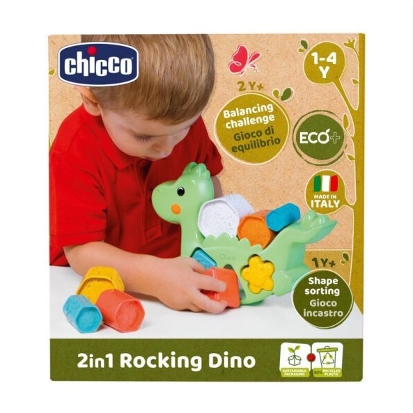 Dino Equilibrista Chicco: 3 em 1 para Divertir e Desenvolver!