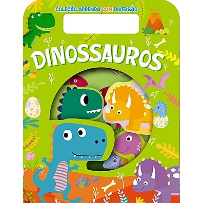 Dinossauros Divertidos: Aprenda a Ler Brincando!
