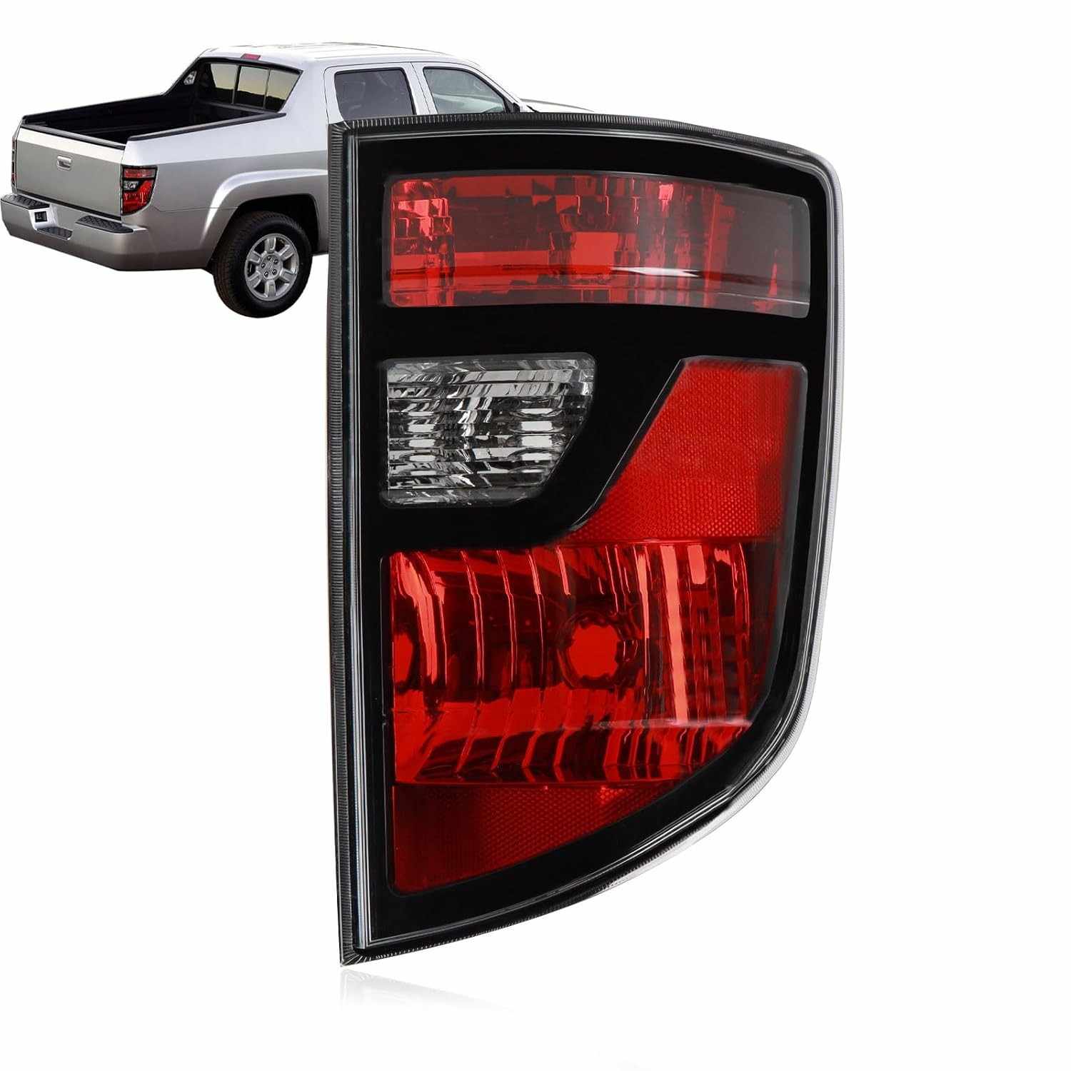 Lanterna Traseira Direita Honda Ridgeline 2006-2008 - Vermelha Escura - Substituição OEM 33501SJCA01