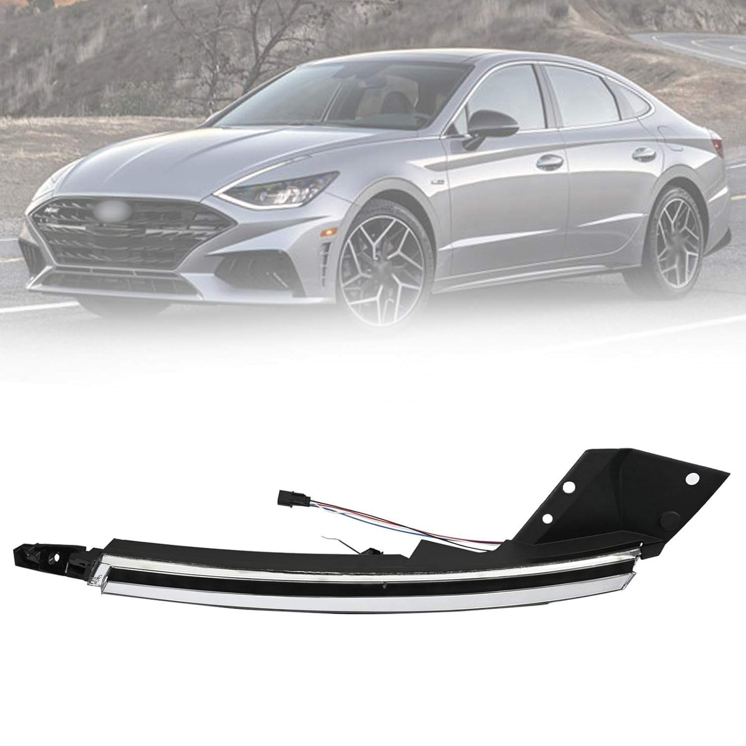 Lâmpada Luz Diurna Dianteira Direita LED para Hyundai Sonata 2020-2023 (RH) - 92280-L1000