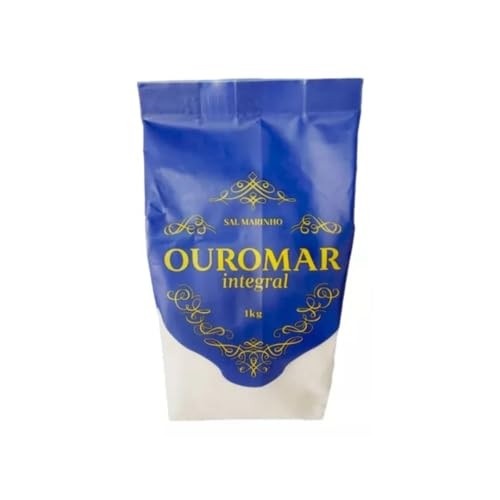 Sal Marinho Integral Ouromar 1kg: puro, natural e direto do mar
