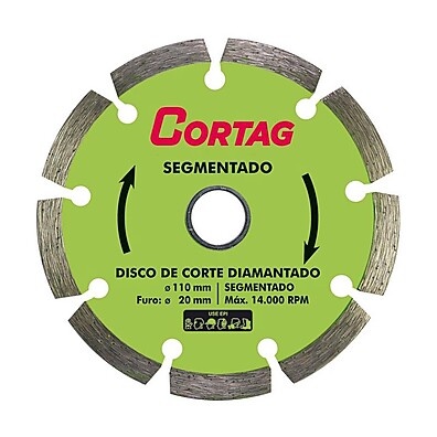 Disco Corte Diamantado 110mm – Corte Preciso em Mármore e Granito