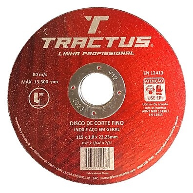 Disco Corte Inox 115mm: Corte Preciso e Rápido!