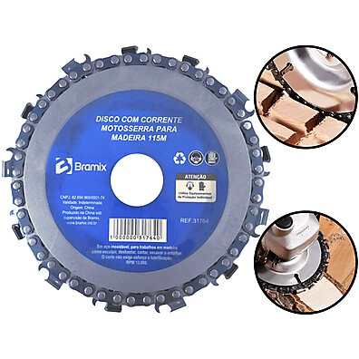 Disco Corte Madeira 115mm Bramix: Rápido e Preciso!