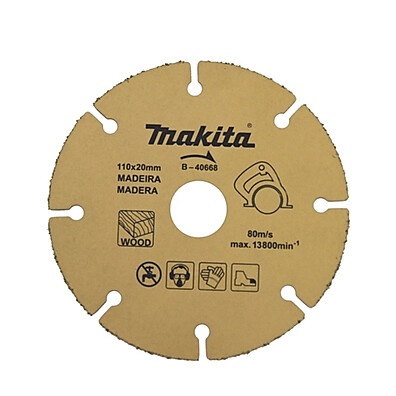 Disco Corte Madeira 4.3/8" Makita: Corte Preciso!