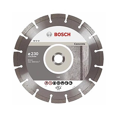 Disco de Corte Bosch 230mm: Concreto e Alvenaria