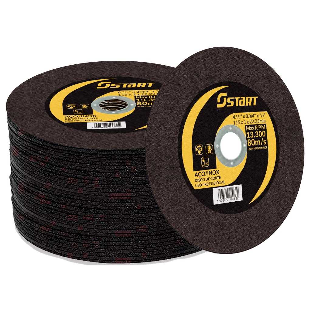 Disco de Corte Ultra Fino 4.1/2" para Inox e Materiais Ferrosos