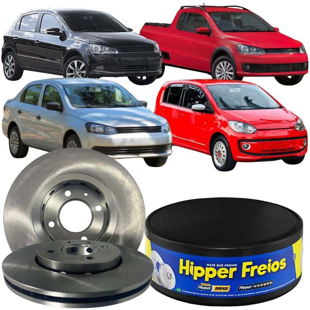 Disco de Freio Ventilado: Vw Gol, Up, Saveiro
